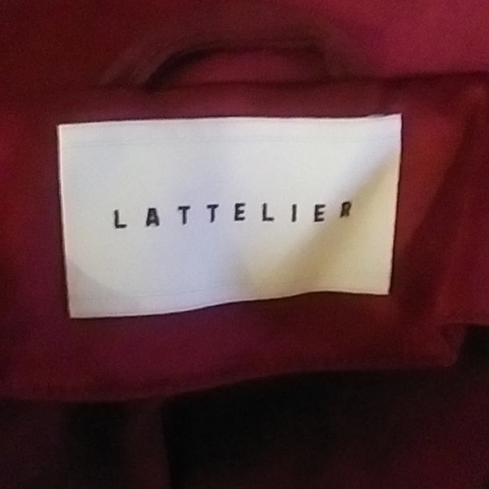 Lattelier Double-Breasted Trench Coat Size L - Picture 5 of 7